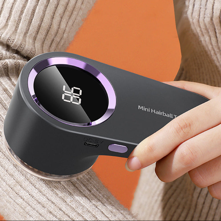 Elektrische Pluizenverwijderaar met Display en USB Opladen – Ergonomisch en Krachtig