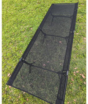 Ultralicht Opvouwbaar Campingbedje – Duurzaam Aluminium en Mesh Ligbed voor Reizen, Kamperen en Backpacken