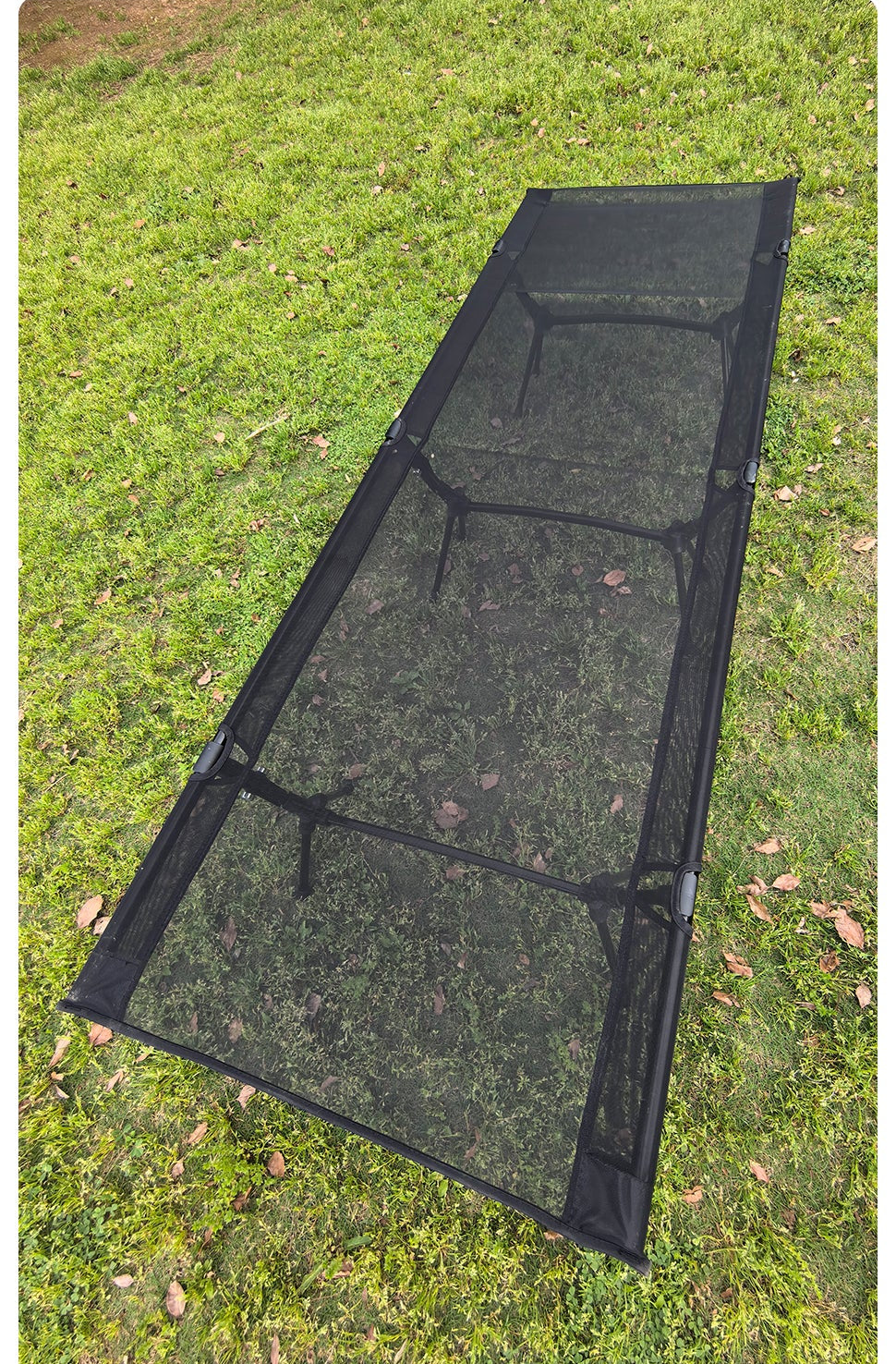 Ultralicht Opvouwbaar Campingbedje – Duurzaam Aluminium en Mesh Ligbed voor Reizen, Kamperen en Backpacken