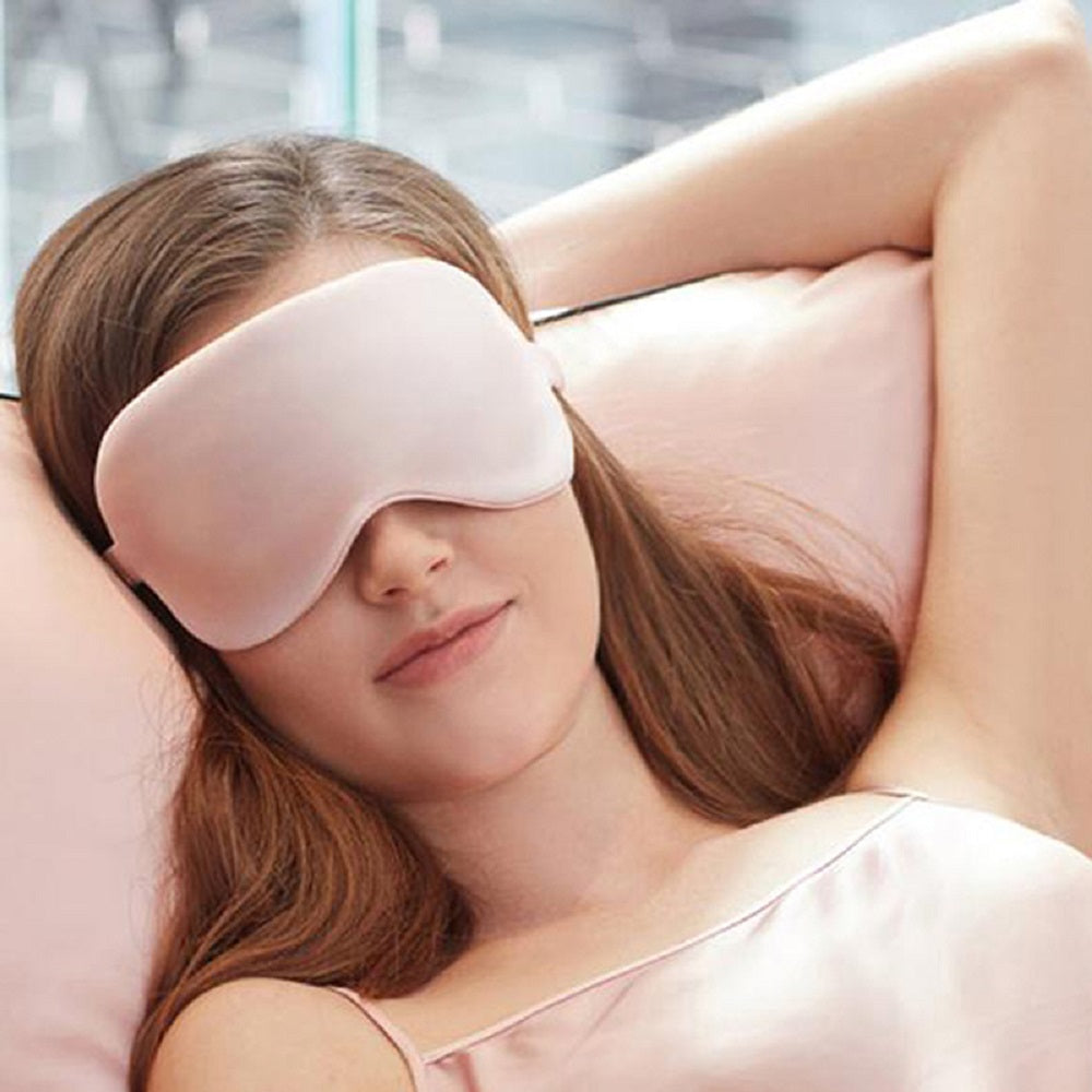 Zijden Slaapmasker – Lichtdicht Oogmasker met Verstelbare Band