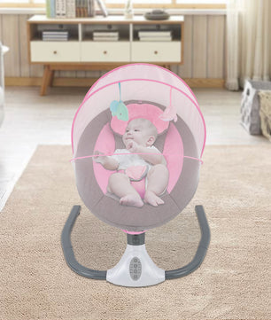 Elektrische Babyschommel met Afstandsbediening, Bluetooth en Timer (0–18 Maanden)