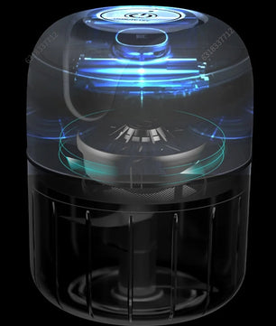 USB Draadloze Elektrische Knoflookstamper 250 ml – Compacte Groentehakker met 6 Messen