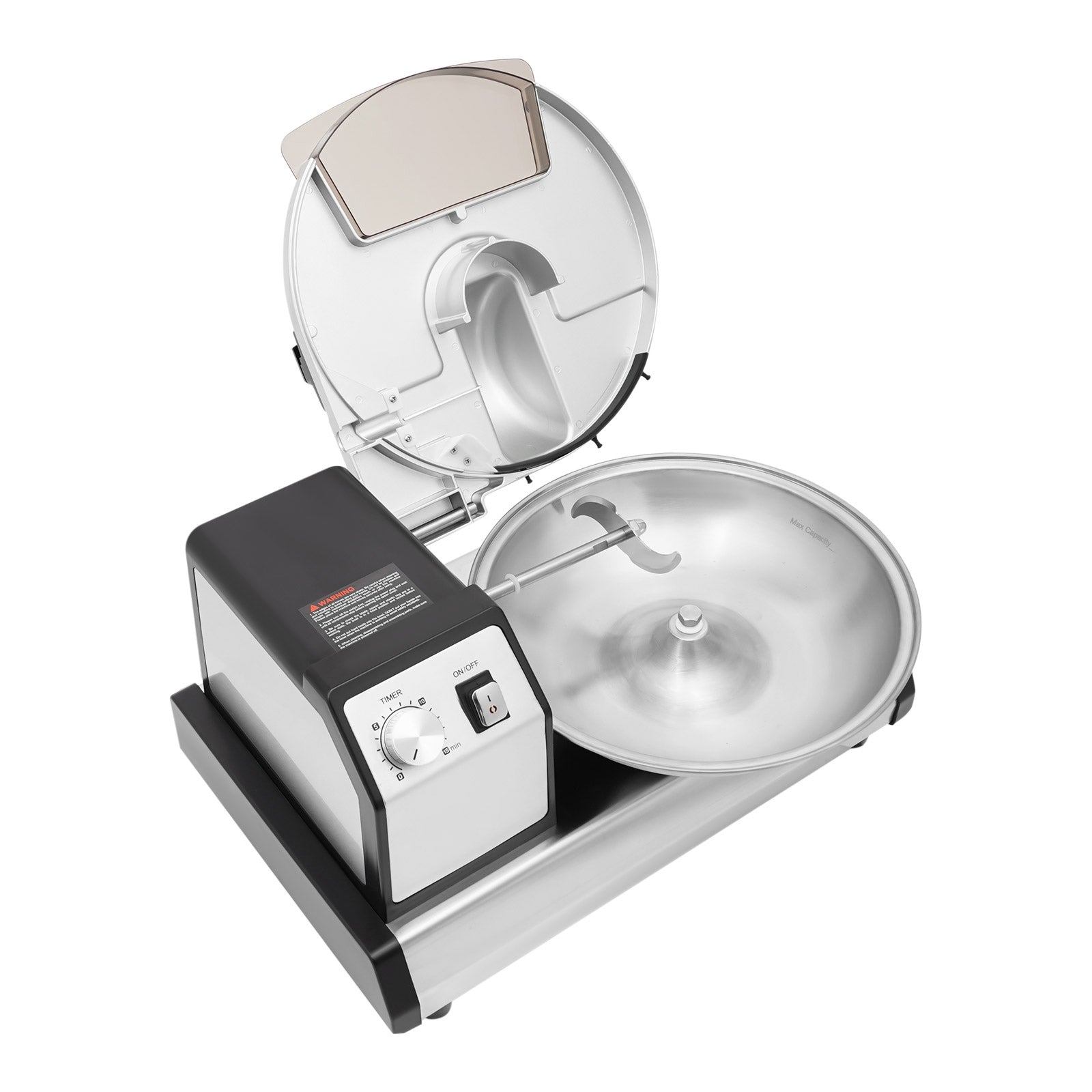 Commerciële Voedselprocessor 5L – Elektrische Groentehakker en Vleesmolen met Timer 250W