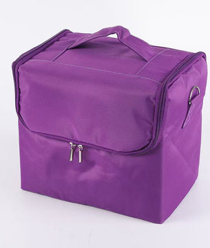 Meerlaagse Make-up Tas – Waterdichte Cosmetische Organizer voor Reizen