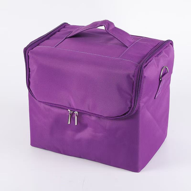 Meerlaagse Make-up Tas – Waterdichte Cosmetische Organizer voor Reizen