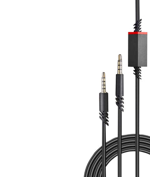 Headset Audio Kabel met Inline Mute – 2m Vervangingskabel voor Gaming Headsets