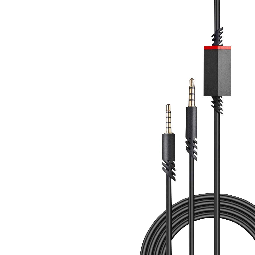 Headset Audio Kabel met Inline Mute – 2m Vervangingskabel voor Gaming Headsets