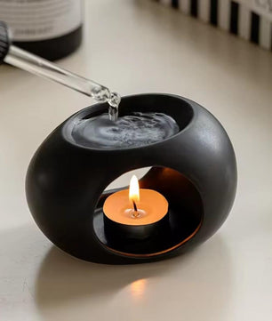 Keramische Aromatherapiebrander – Olieverspreider en Kaarsverwarmer voor Sfeervolle Decoratie