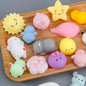 50-5 Stuks Mochi Squishies Kawaii Dieren – Antistress Squeeze Speelgoed 3-5 cm