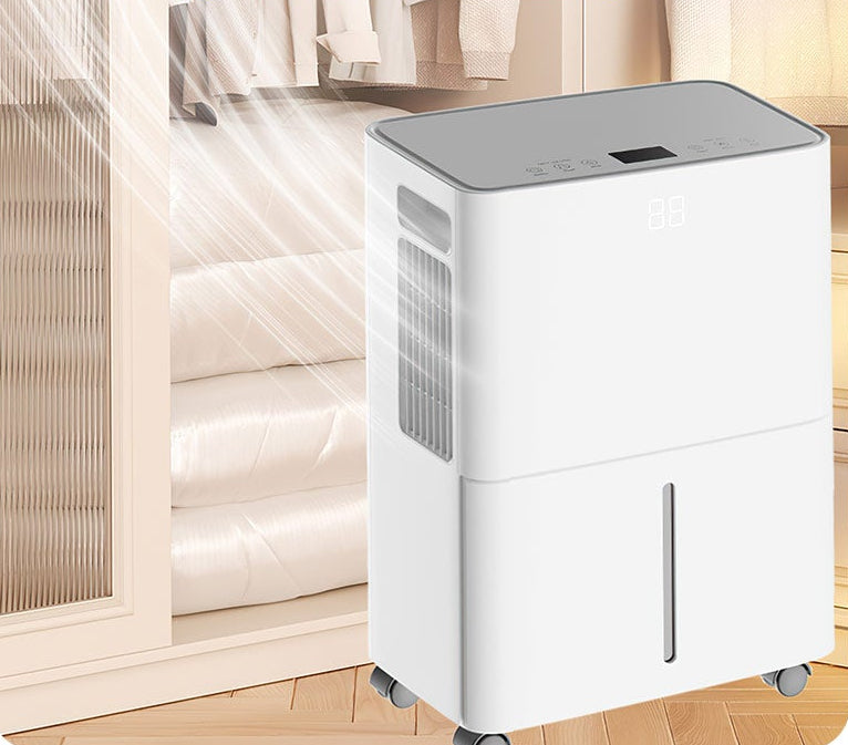 Compacte Luchtontvochtiger 1600 ml – Stil en Energiezuinig met Afvoerslang