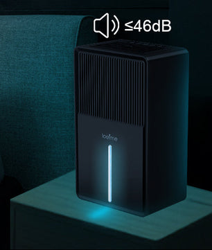 Compacte Luchtontvochtiger 3L – Stil met Luchtreiniging, Droogfunctie en RGB Verlichting