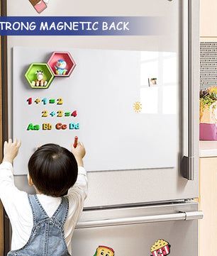 Magnetisch Whiteboard Sticker voor Muur – Droog Uitwisbaar Contactpapier met Accessoires voor Kantoor, Lesgeven en Thuis