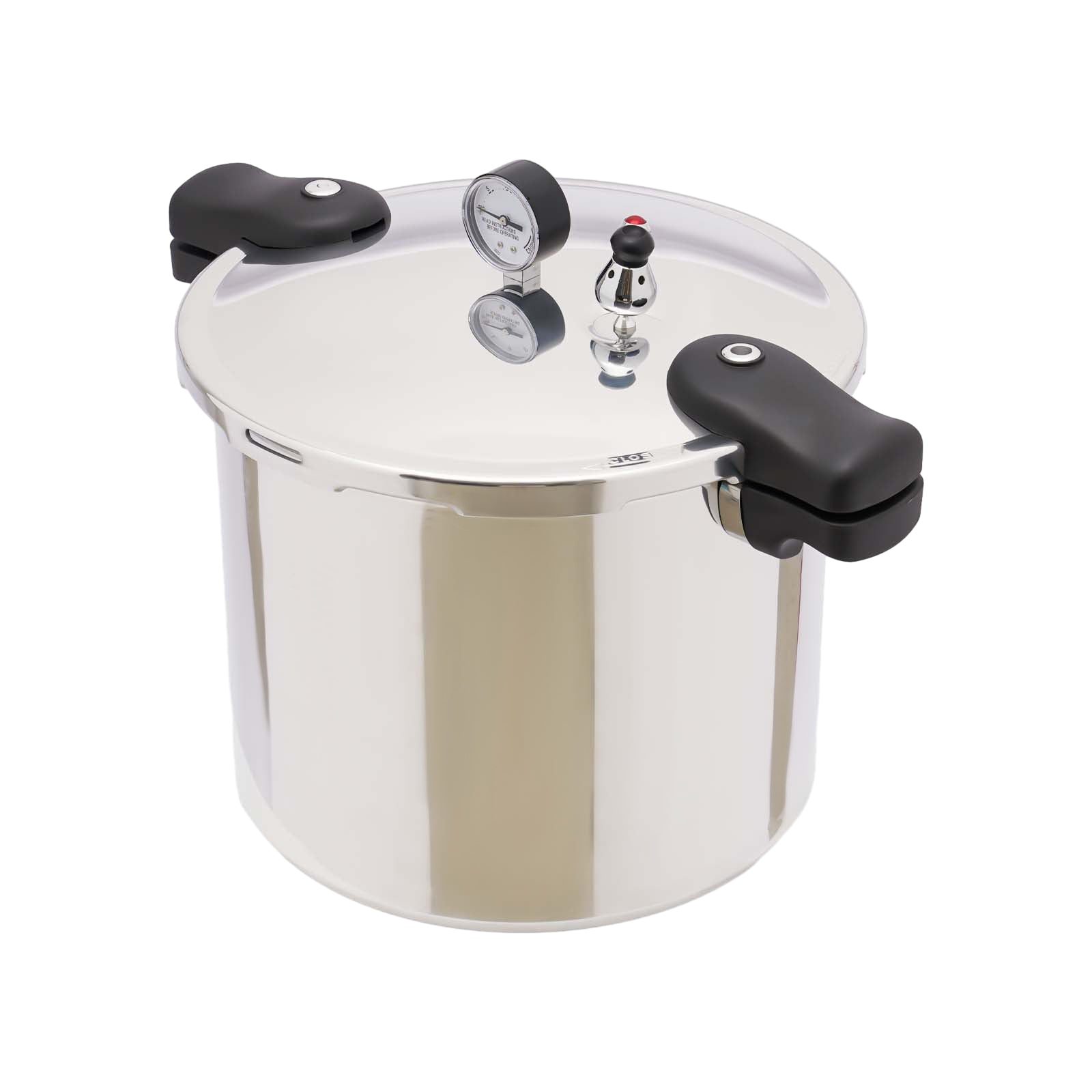 22L Aluminium Snelkookpan – 90Kpa Explosieveilig met Manometer en Veiligheidsklep