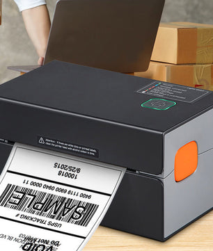 Thermische Labelprinter 300 DPI met Bluetooth en Automatische Labelherkenning – Snelle Verzendlabels en Barcode Printing