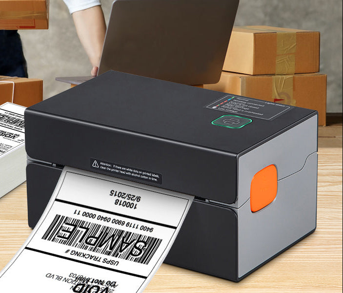 Thermische Labelprinter 300 DPI met Bluetooth en Automatische Labelherkenning – Snelle Verzendlabels en Barcode Printing