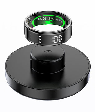 Slimme Ring met Touch Display en Draadloos Opladen – Gezondheidsmonitor en Waterdicht