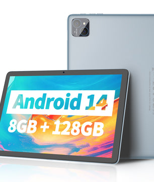 10 Inch Android Tablet met WiFi6 en 128 GB Opslag – Octa-Core Tablet met IPS Scherm en Lange Batterijduur