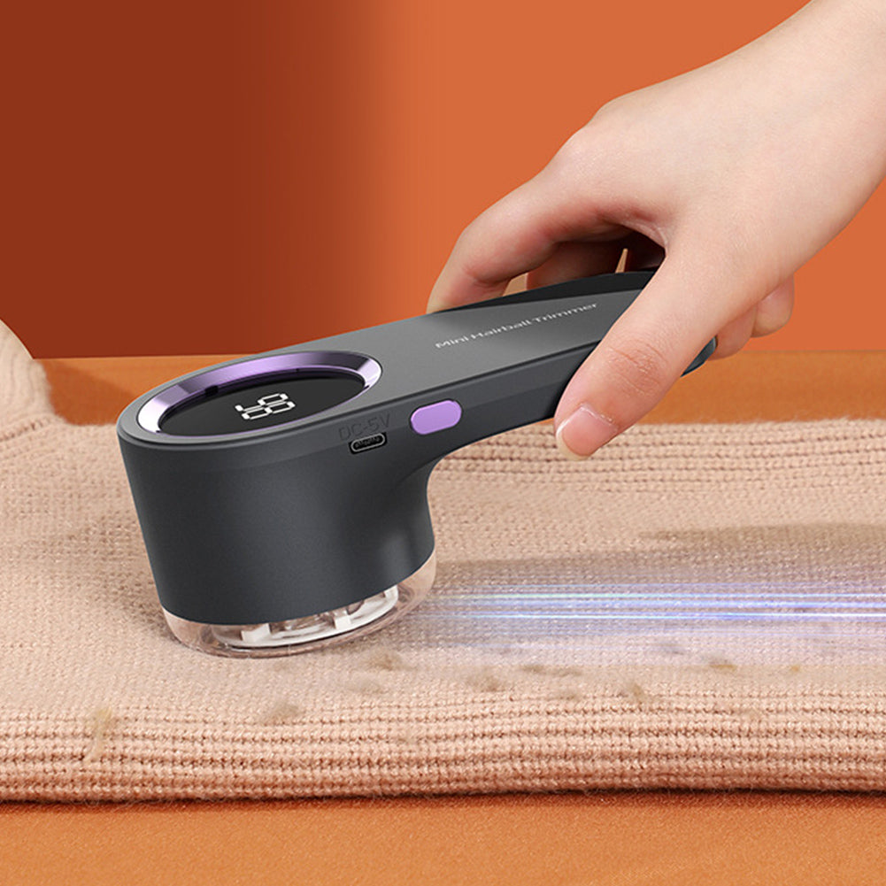 Elektrische Pluizenverwijderaar met Display en USB Opladen – Ergonomisch en Krachtig