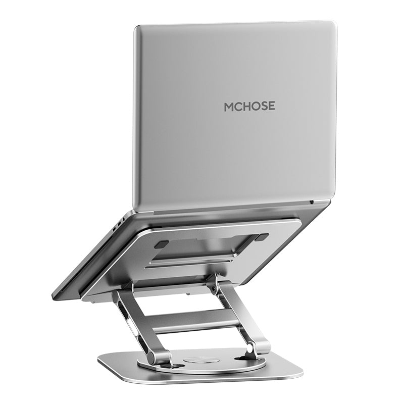 360° Draaibare Laptopstandaard Aluminium – Verstelbare Bureauverhoger voor Notebook