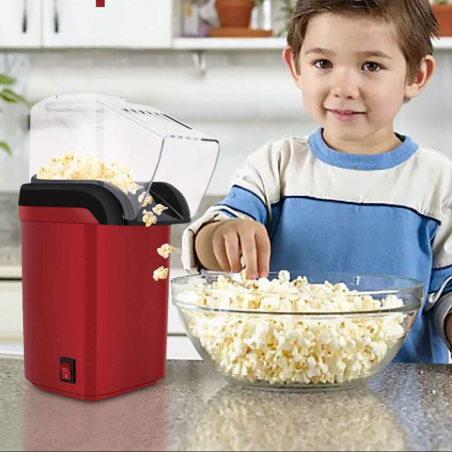 Mini Popcornmachine – Elektrische Hetelucht Popper zonder Olie, Snel en Gezond