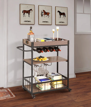Sedia Home Bar Serving Cart / Trolley - Industriële Vintage