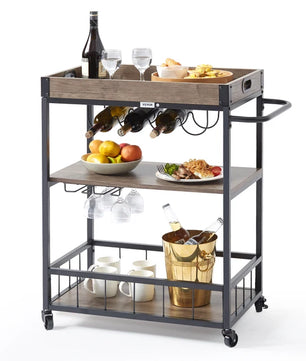 Sedia Home Bar Serving Cart / Trolley - Industriële Vintage