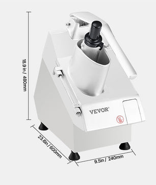 Keukenmachine met 6 RVS Messen – Groentehakker en Foodprocessor Krachtig en Multifunctioneel