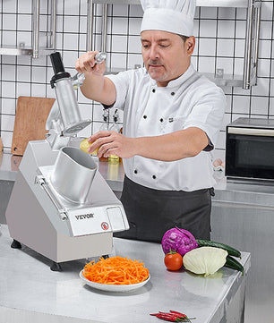 Keukenmachine met 6 RVS Messen – Groentehakker en Foodprocessor Krachtig en Multifunctioneel