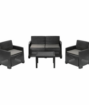 GARDEN FURNITURE IPAE PROGARDEN ISEO ISEC04AG (4 PIECES)