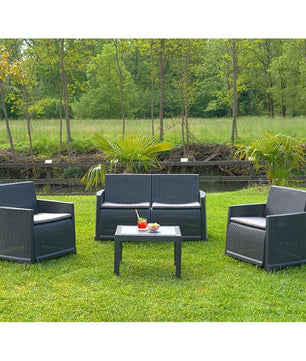 GARDEN FURNITURE IPAE PROGARDEN ISEO ISEC04AG (4 PIECES)