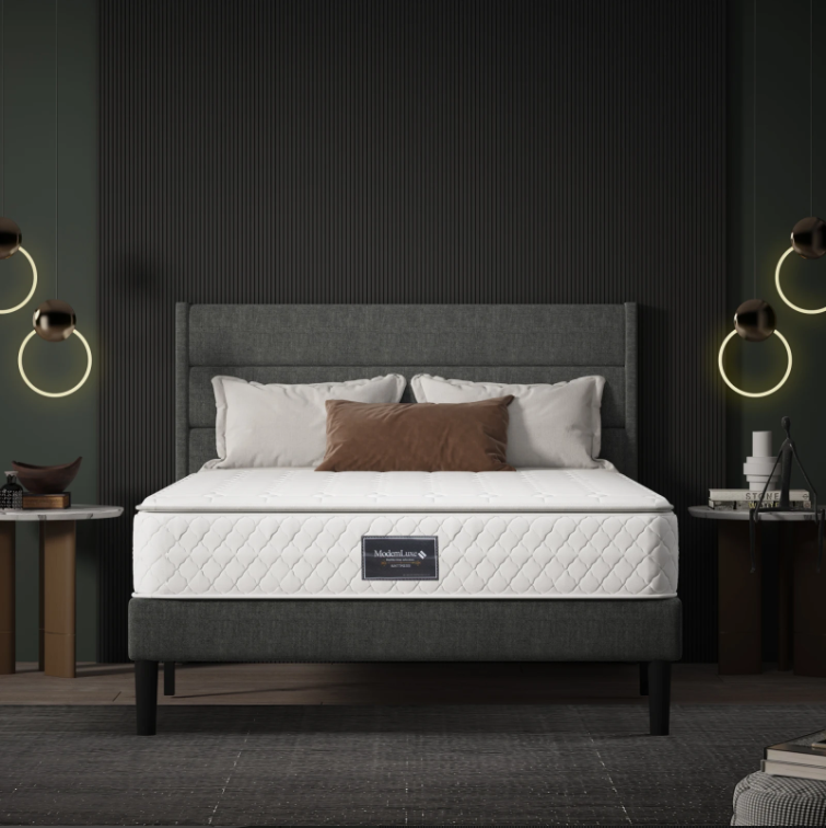 90/140/160x200 cm Binnenveringsmatras – Oeko-Tex Gecertificeerd met Gewatteerde Microvezelhoes
