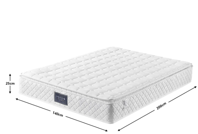90/140/160x200 cm Binnenveringsmatras – Oeko-Tex Gecertificeerd met Gewatteerde Microvezelhoes