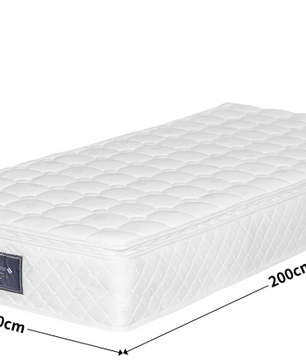 90/140/160x200 cm Binnenveringsmatras – Oeko-Tex Gecertificeerd met Gewatteerde Microvezelhoes