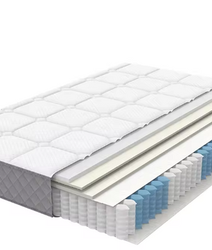 Orthopedische Cold Foam-matras met 7-Zone Pocketveerkern, H3 Hardheid, 20 cm Hoogte