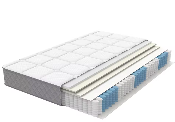 Orthopedische Cold Foam-matras met 7-Zone Pocketveerkern, H3 Hardheid, 20 cm Hoogte