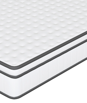 90x200x25 cm Pocket Spring Matras – Ultrageluiddichte Matras met Comfortschuim en Ademend Oppervlak