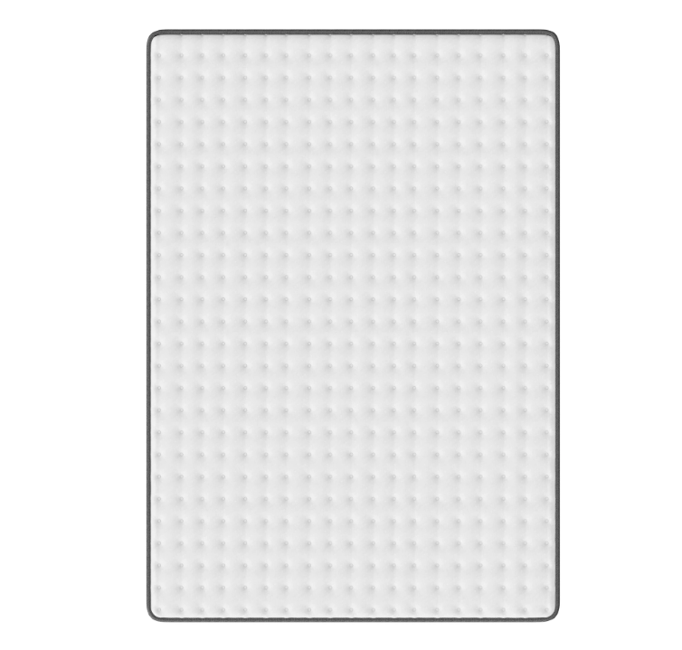 90x200x25 cm Pocket Spring Matras – Ultrageluiddichte Matras met Comfortschuim en Ademend Oppervlak