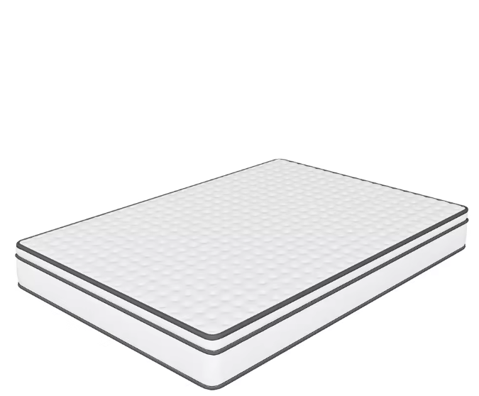 90x200x25 cm Pocket Spring Matras – Ultrageluiddichte Matras met Comfortschuim en Ademend Oppervlak