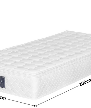 Veerkernmatras 90x200, 140x200, 160x200 cm – 25 cm Hoog, Ademend en Allergievriendelijk