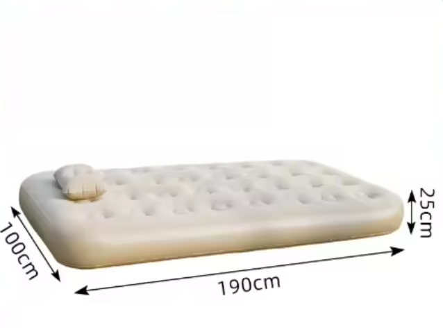 Opblaasbaar Luchtbed met Ingebouwde Pomp – Zelfopblazend Matras voor Kamperen en Binnengebruik