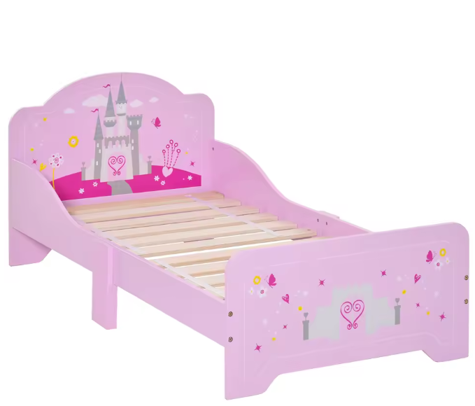 Houten Kinderbed voor +3 Jaar – Bed met Beschermende Zijkant