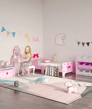 Zonekiz Houten Kinderbed 143x74x59 cm – Voor Kinderen van 3-6 Jaar