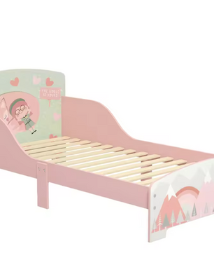 Houten Kinderbed 143x77x60 cm – Voor Kinderen van 3-6 Jaar, Roze