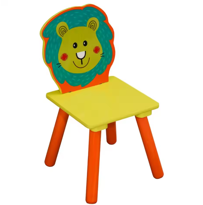 Houten Kindertafel met 2 Stoelen – Speel- en Activiteitenset voor Kleuters