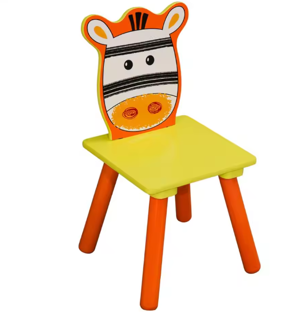 Houten Kindertafel met 2 Stoelen – Speel- en Activiteitenset voor Kleuters