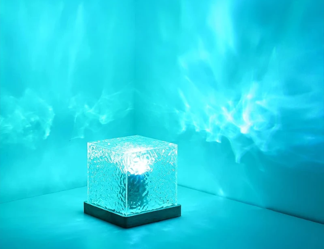Ocean Wave Projectorlamp – 16-Kleuren Aurora Nachtlamp met Afstandsbediening
