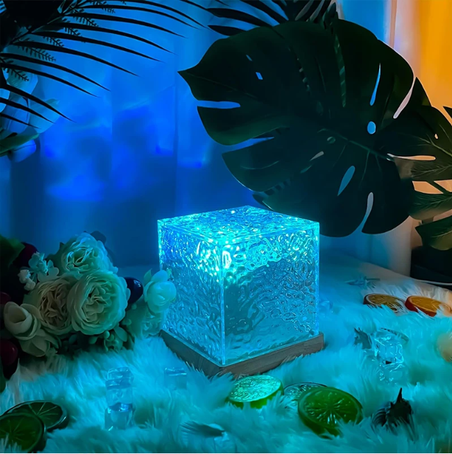 Ocean Wave Projectorlamp – 16-Kleuren Aurora Nachtlamp met Afstandsbediening