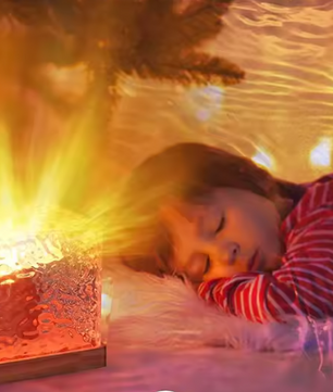 Ocean Wave Projectorlamp – 16-Kleuren Aurora Nachtlamp met Afstandsbediening