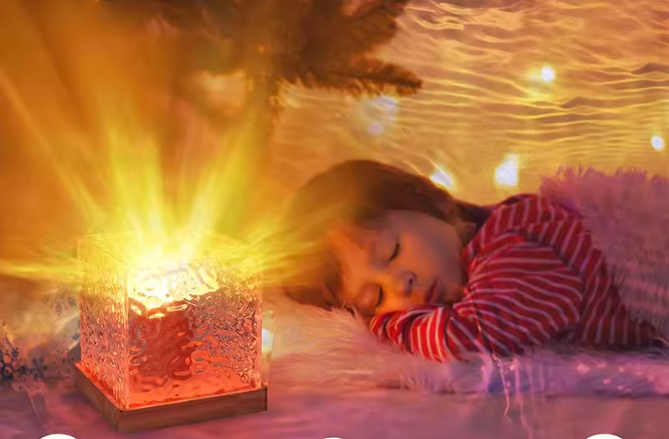 Ocean Wave Projectorlamp – 16-Kleuren Aurora Nachtlamp met Afstandsbediening