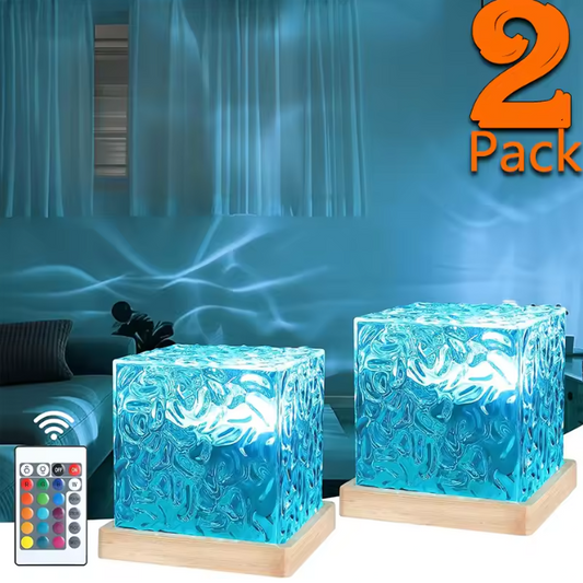 Ocean Wave Projectorlamp – 16-Kleuren Aurora Nachtlamp met Afstandsbediening